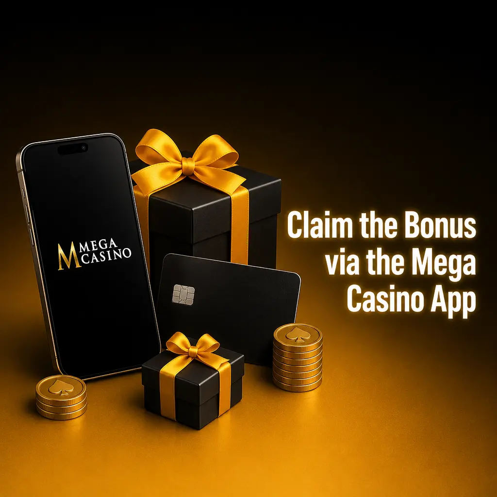 Claim the Mega Casino welcome bonus on the iOS or Android app: register, deposit, and get free spins instantly.