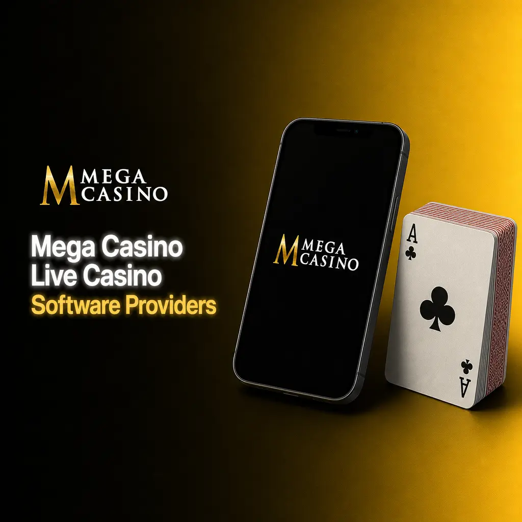 Mega Casino live dealer games powered by Evolution, Pragmatic Play, Authentic Gaming, Ezugi, Vivo Gaming and Switch Studio providers.